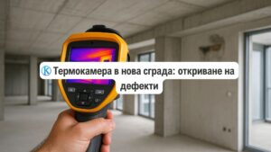 Термокамера в нова сграда откриване на дефекти