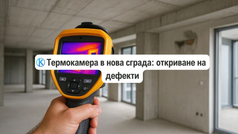 Термокамера в нова сграда: откриване на дефекти