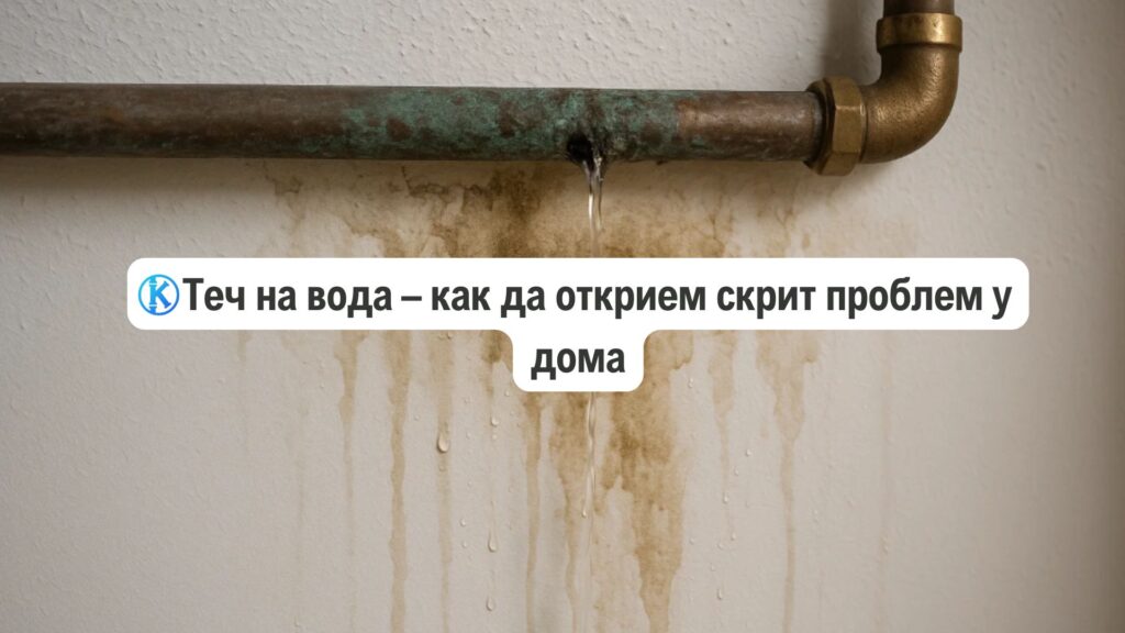 Теч на вода – как да открием скрит проблем у дома