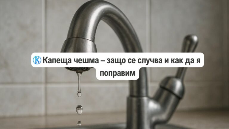 Капеща чешма – защо се случва и как да я поправим