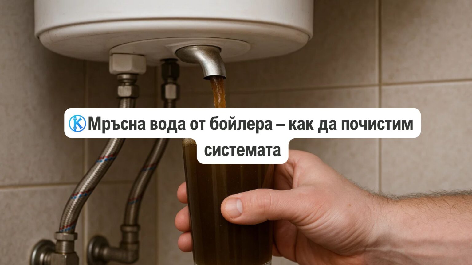 мръсна вода от бойлера