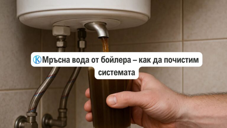 Мръсна вода от бойлера – как да почистим системата