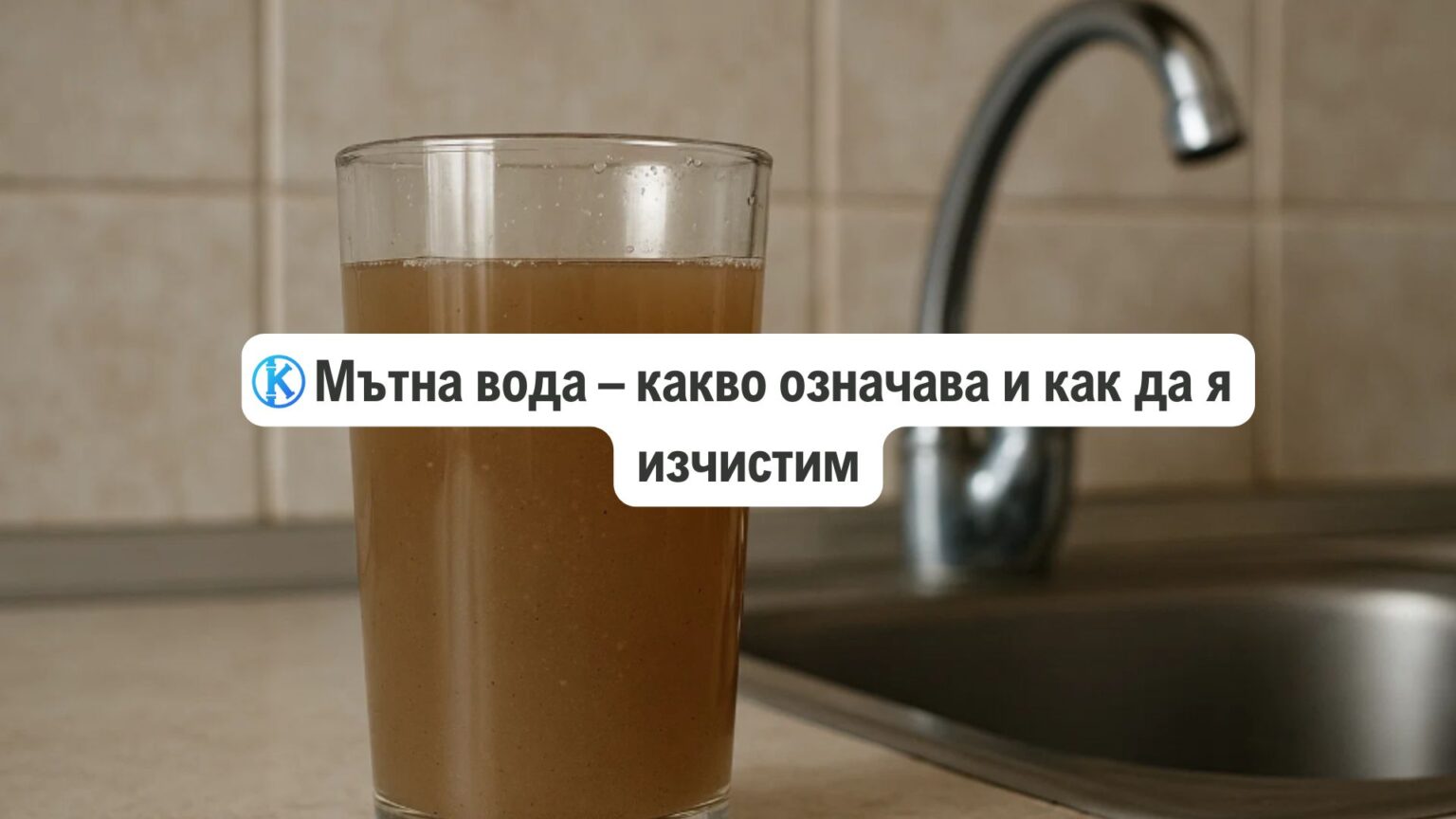 Мътна вода – какво означава и как да я изчистим