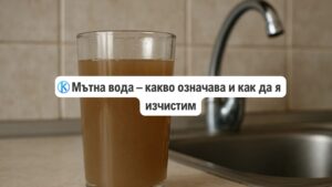 Мътна вода – какво означава и как да я изчистим
