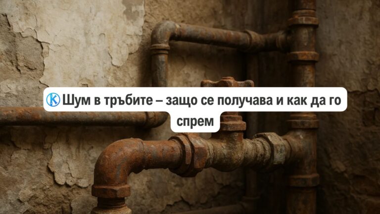 Шум в тръбите – защо се получава и как да го спрем