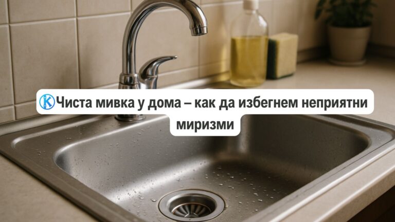 Чиста мивка у дома – как да избегнем неприятни миризми