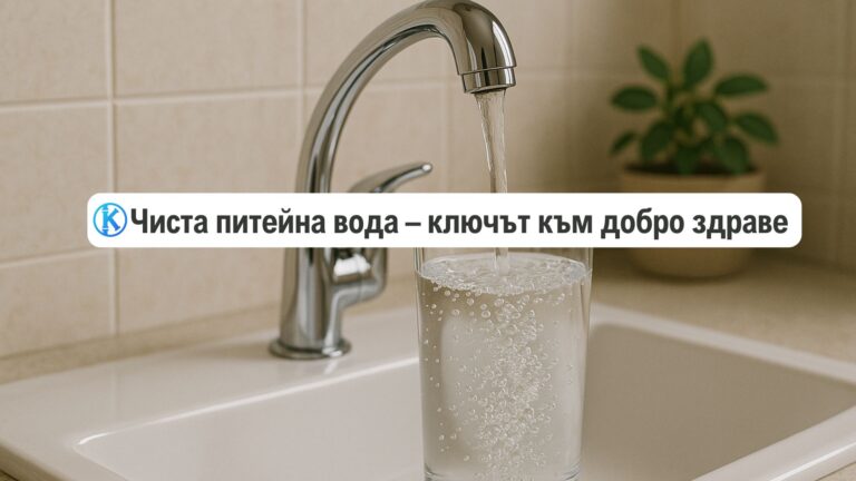 Чиста питейна вода – ключът към добро здраве