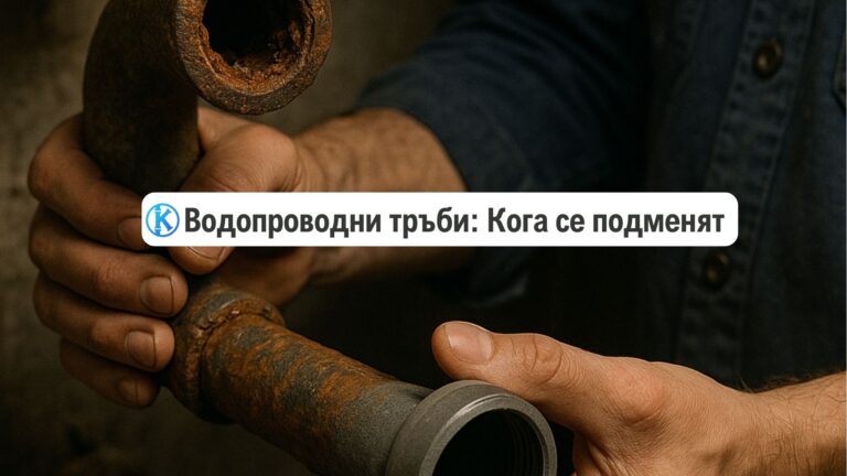 Водопроводни тръби: Кога се подменят