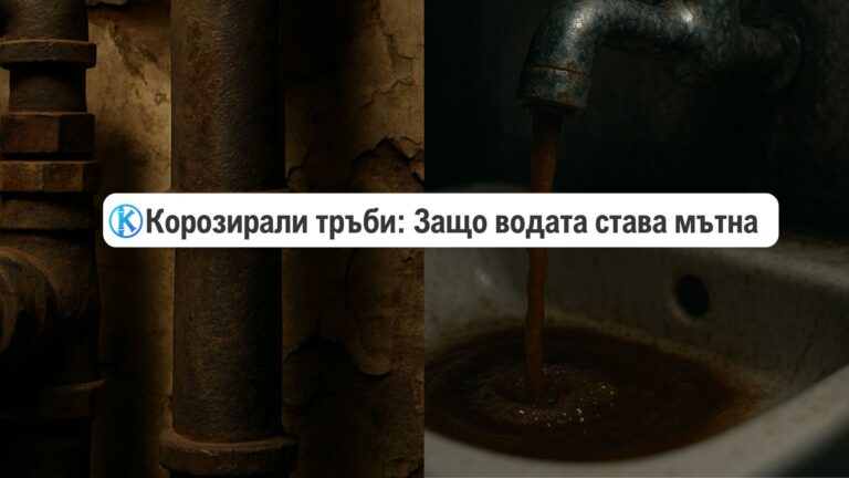 Корозирали тръби: Защо водата става мътна