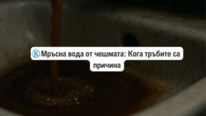 Мръсна вода от чешмата: Кога тръбите са причина
