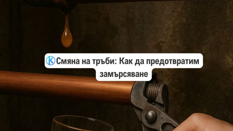 Смяна на тръби: Как да предотвратим замърсяване