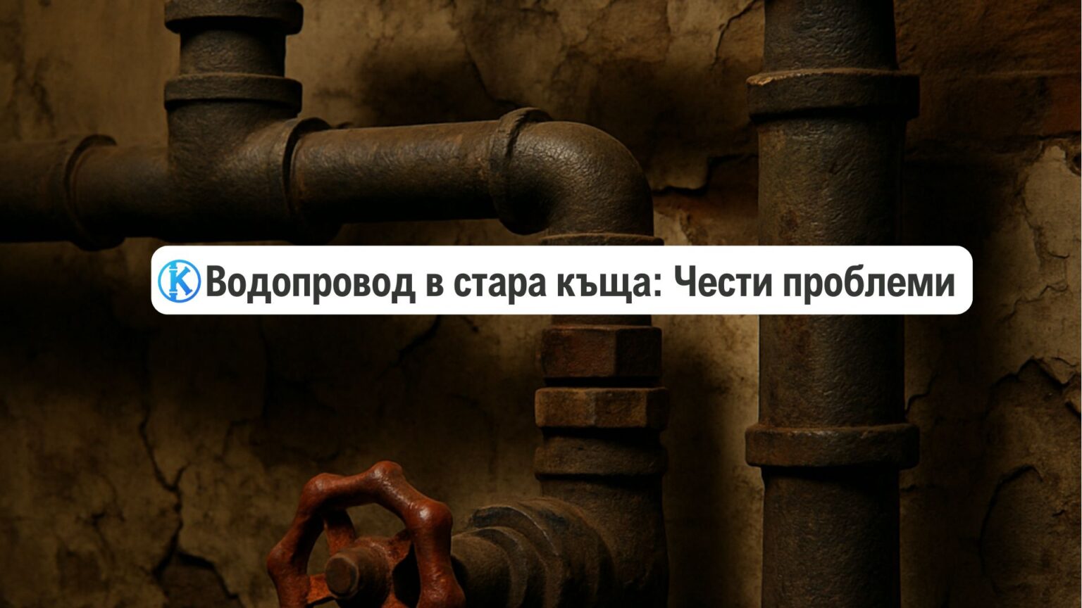 Водопровод в стара къща: Чести проблеми