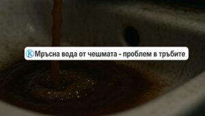 Мръсна вода от чешмата: Проблем в тръбите
