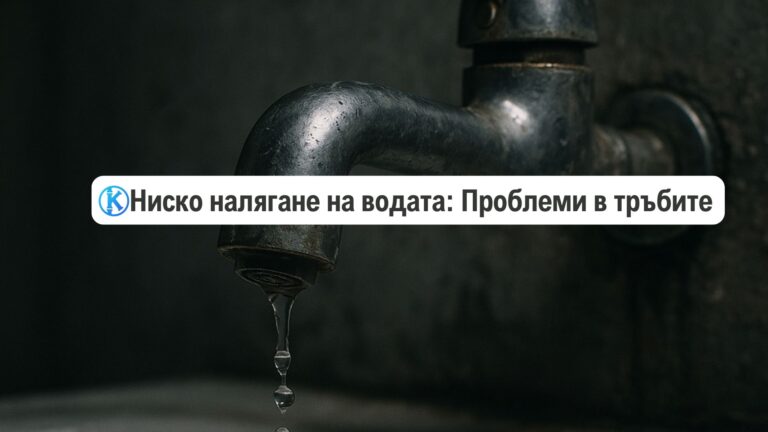 Ниско налягане на водата: Проблеми в тръбите