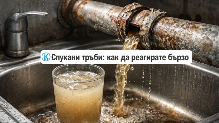 Спукани тръби: как да реагирате бързо
