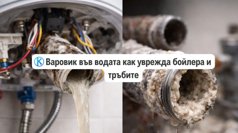 Варовик във водата: как уврежда бойлера и тръбите