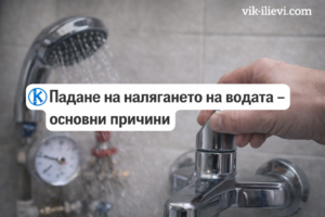 Падане на налягането на водата – основни причини