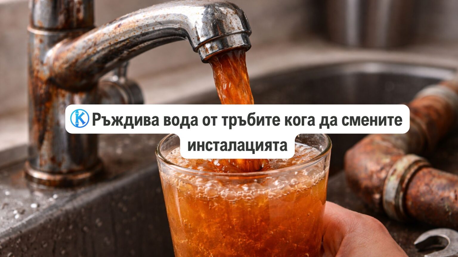 Ръждива вода от тръбите: кога да смените инсталацията