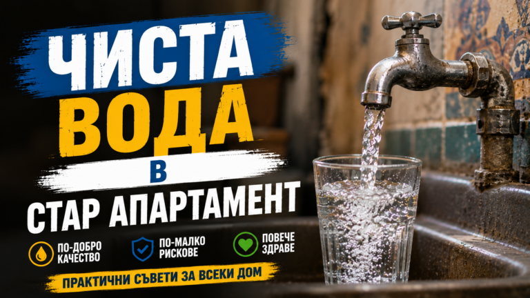 Чиста вода в стар апартамент