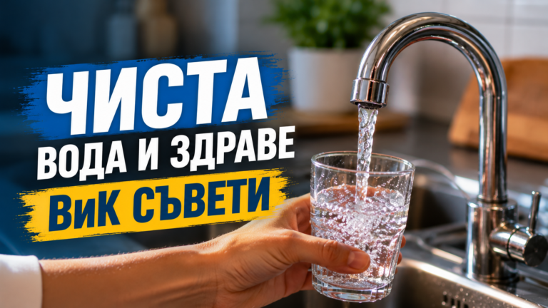 Чиста вода и здраве – ВиК съвети
