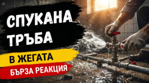Спукана тръба в жегата – бърза реакция