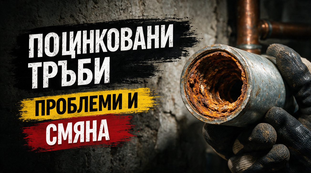 Поцинковани тръби – проблеми и смяна