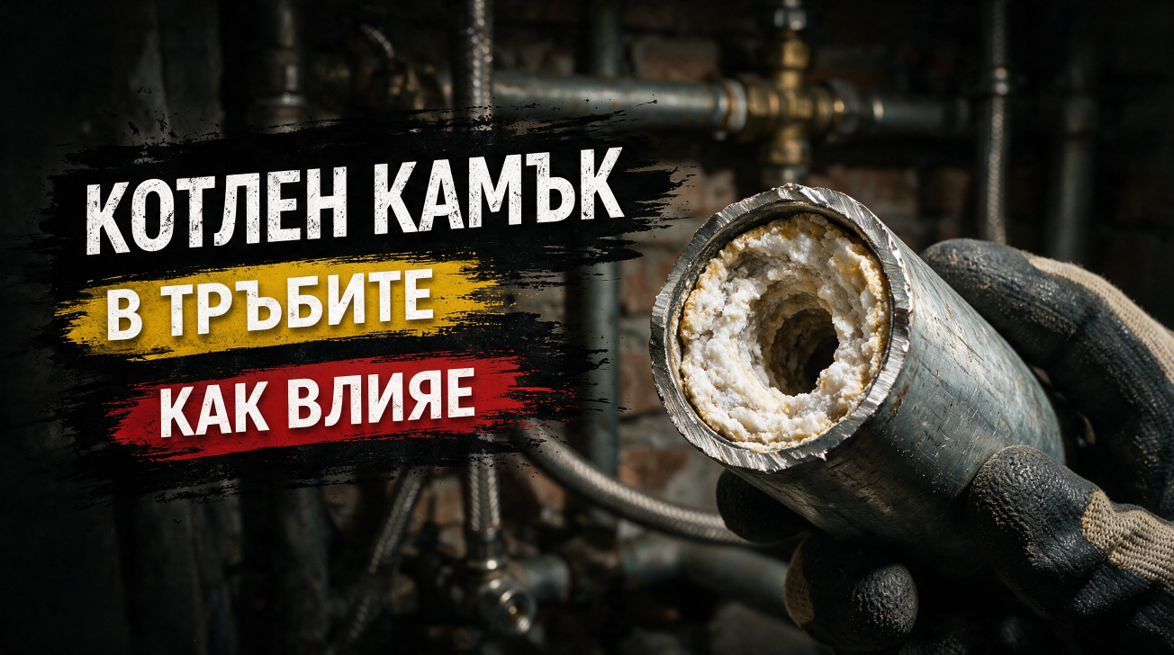 Котлен камък в тръбите – как влияе
