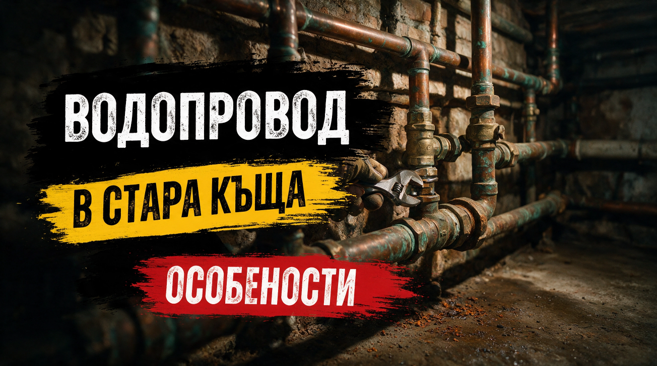 Водопровод в стара къща – особености