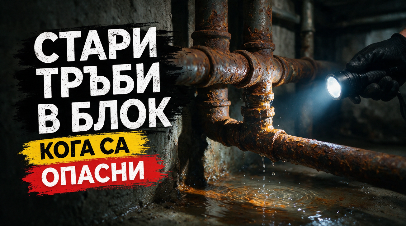 Стари тръби в блок – кога са опасни