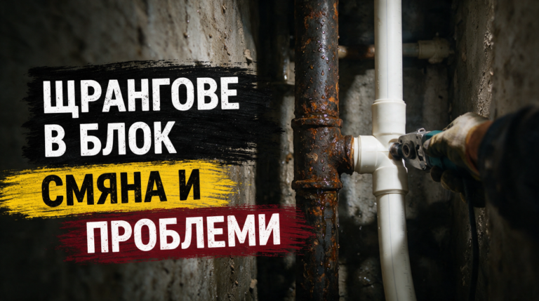 Щрангове в блок – смяна и проблеми